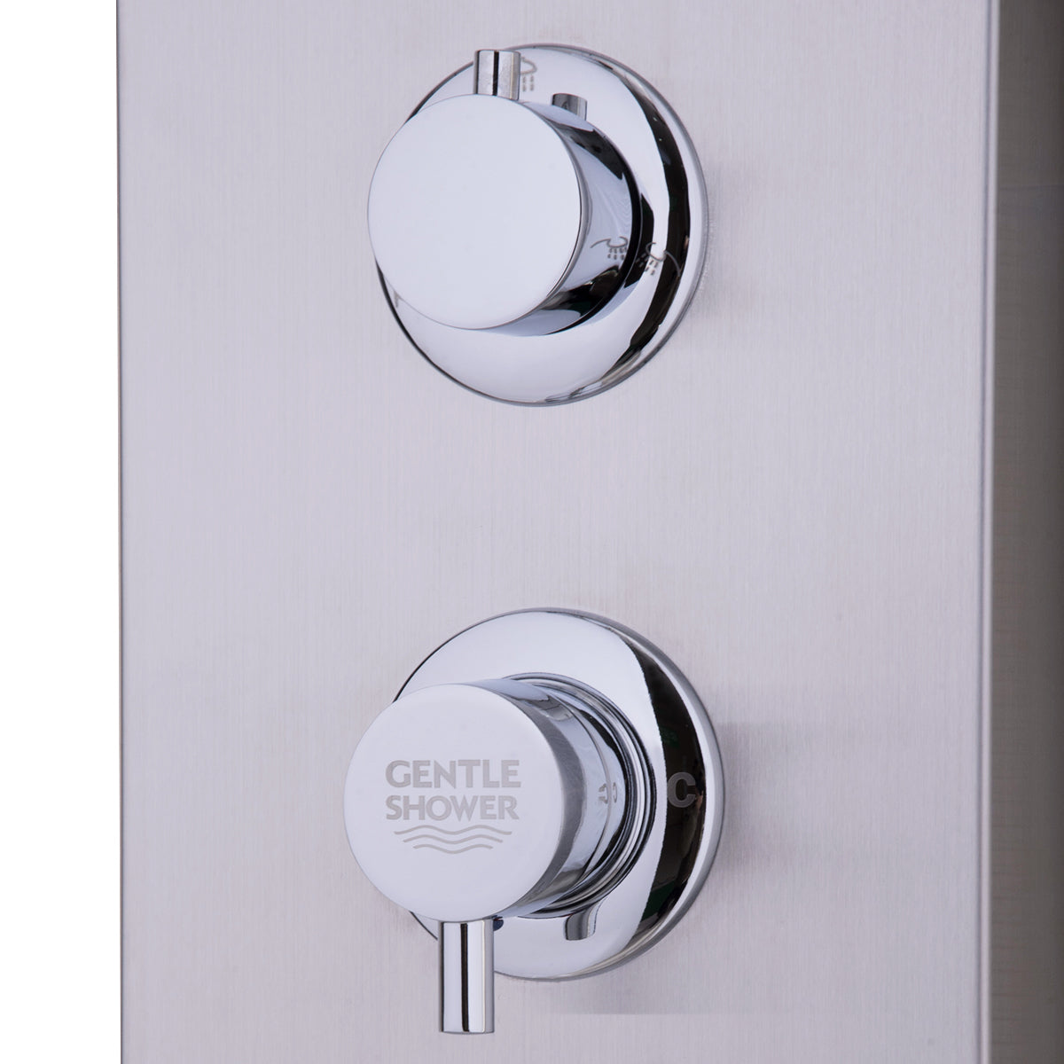 47 Inch Stainless Shower Panel with Massage Jets Hand Shower Â