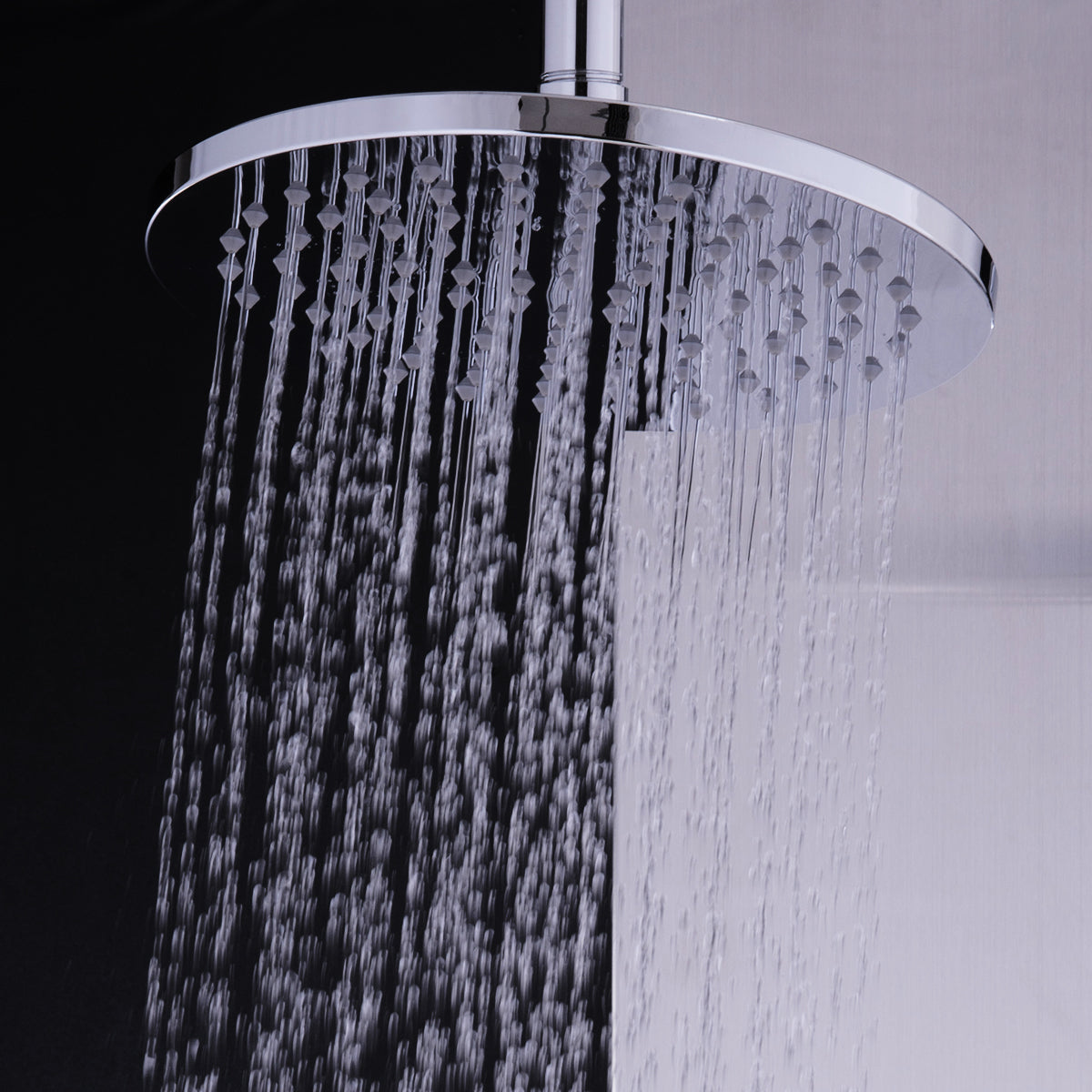 47 Inch Stainless Shower Panel with Massage Jets Hand Shower Â