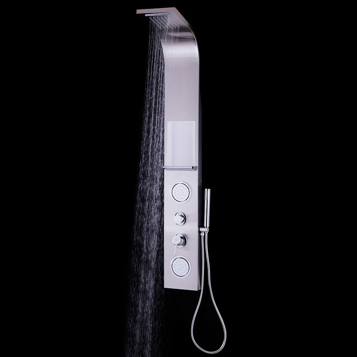 57 Inch Stainless Steel Massage Jets Hand Shower Shower PanelÂ