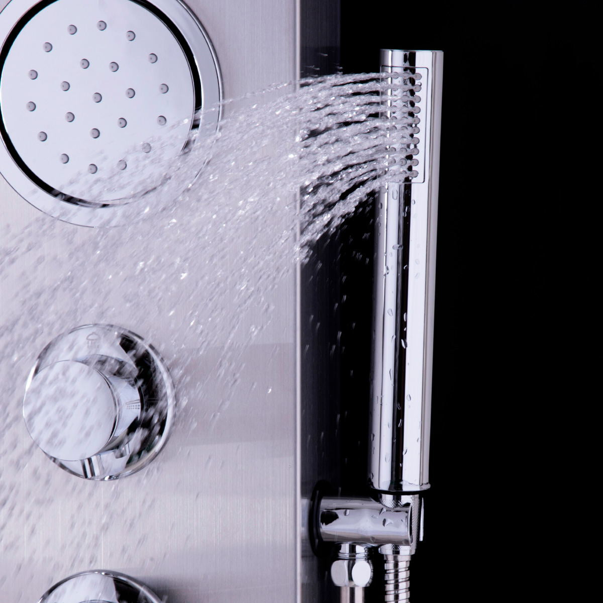 57 Inch Stainless Steel Massage Jets Hand Shower Shower PanelÂ