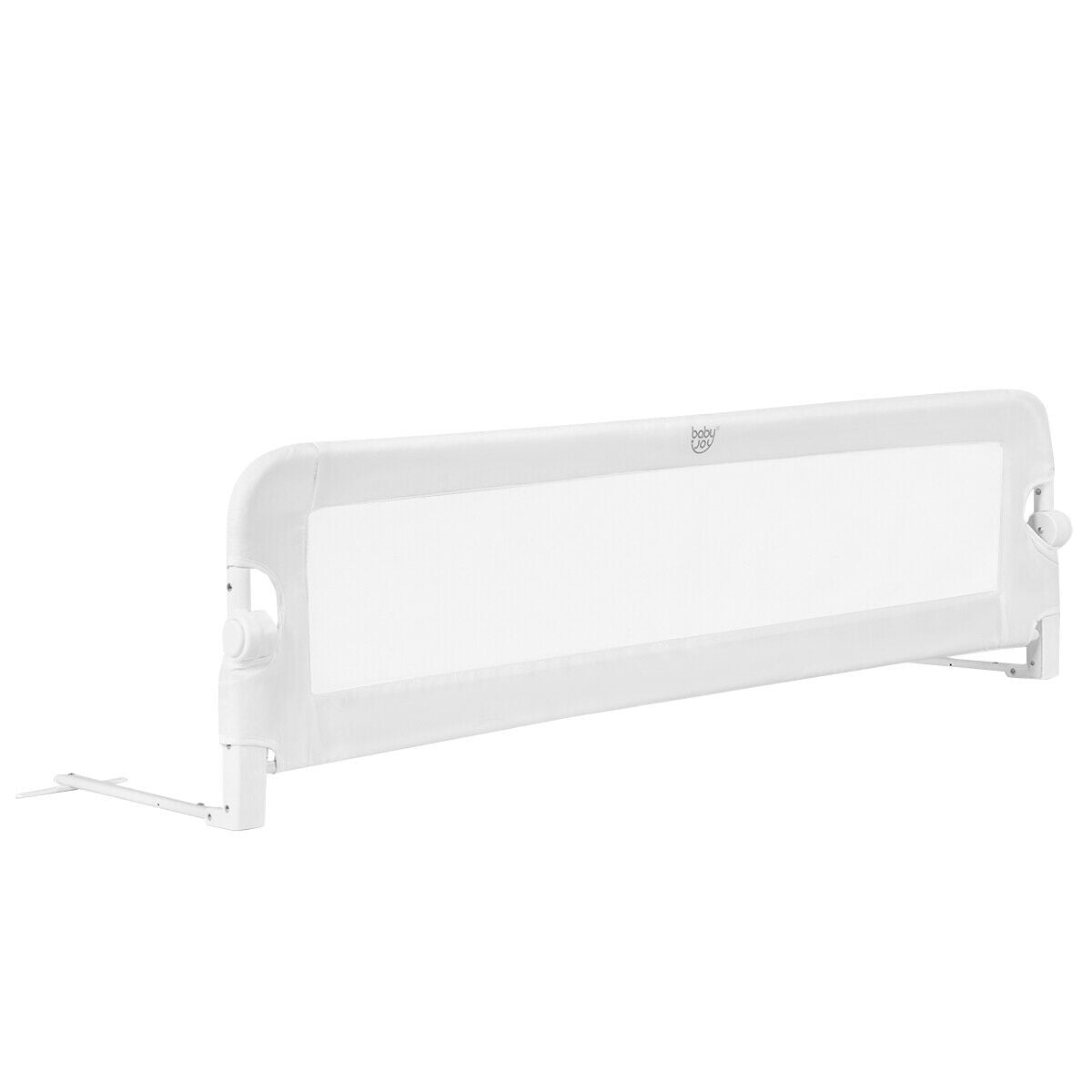 59-Inch Extra Long Bed Rail Guard-WhiteÂ