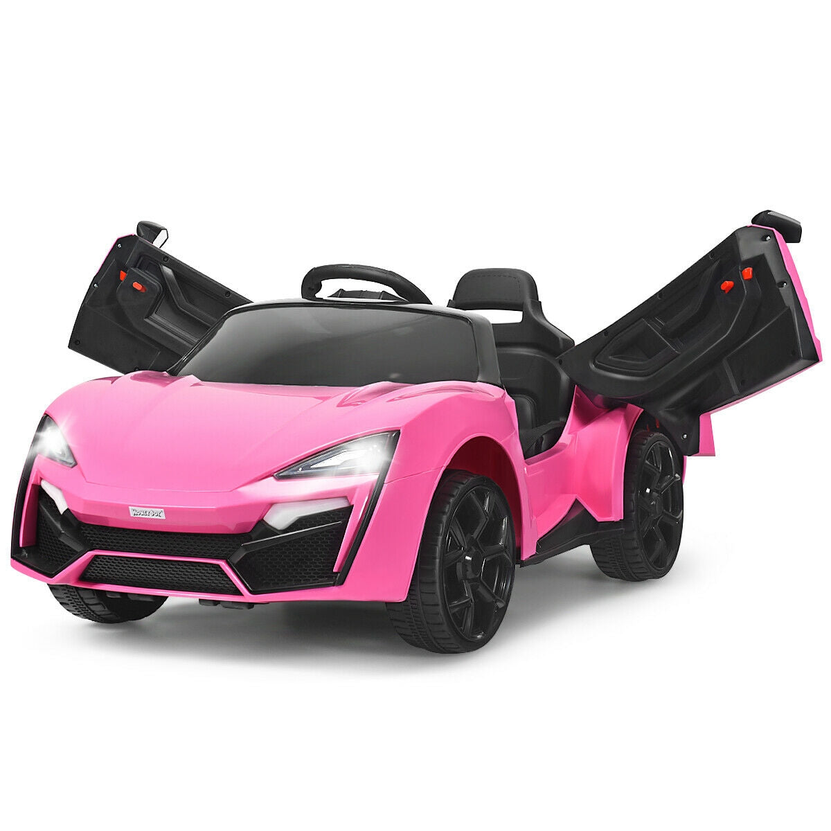 12V 2.4G RC Electric Vehicle with Lights-PinkÂ