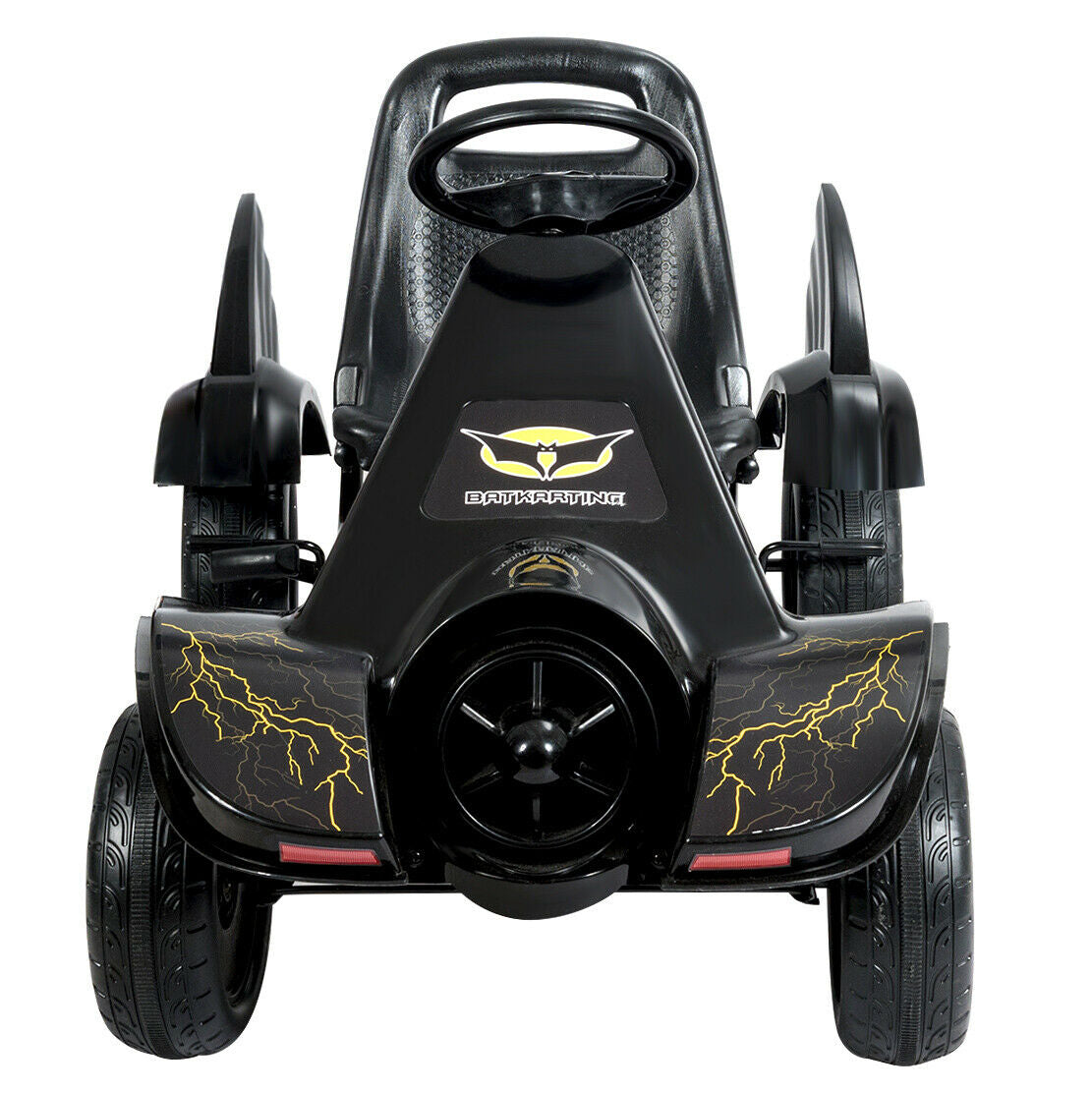 Kids Ride on 4 Wheel Pedal Powered Go Kart-BlackÂ