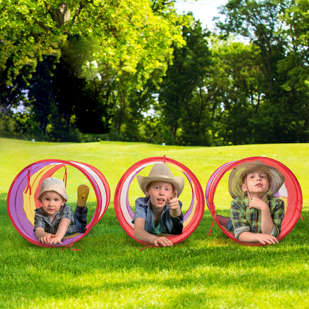 7 Pieces Kids Ball Pit Pop Up Play TentsÂ