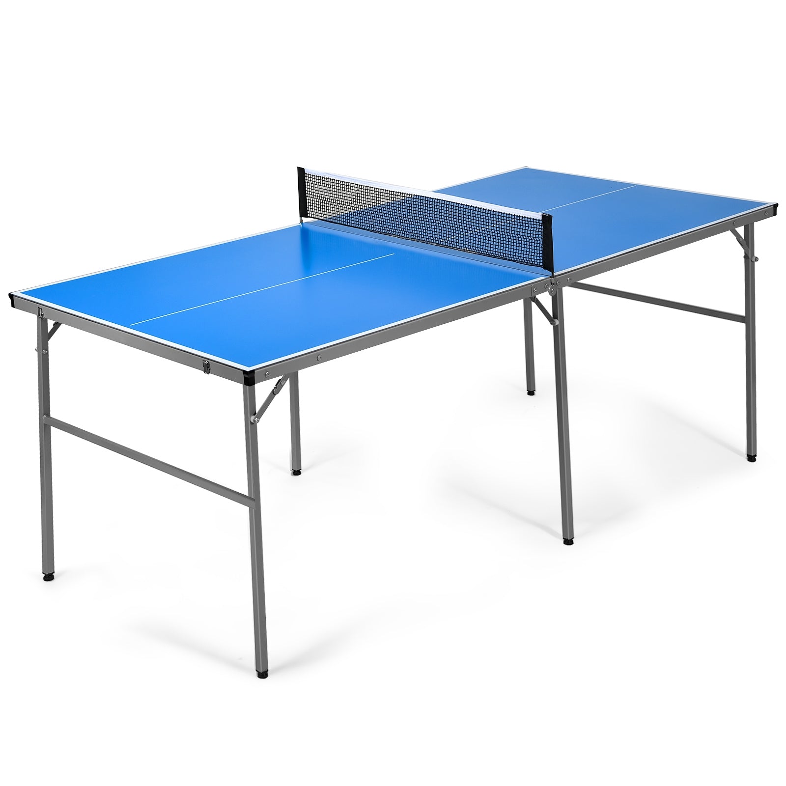 6’x3’ Portable Tennis Ping Pong Folding Table Indoor/OutdoorÂ