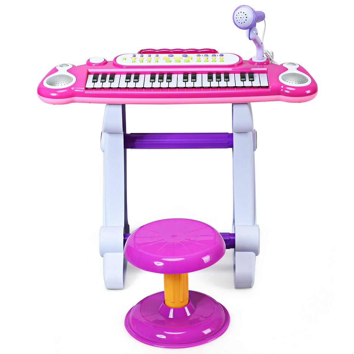 37 Key Electronic Keyboard Kids Toy Piano-PinkÂ