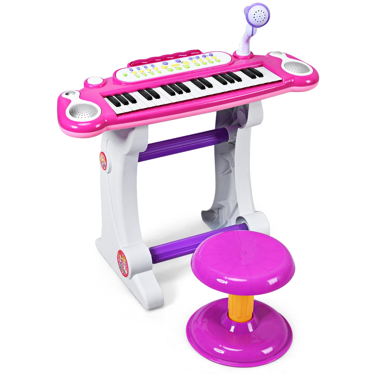 37 Key Electronic Keyboard Kids Toy Piano-PinkÂ
