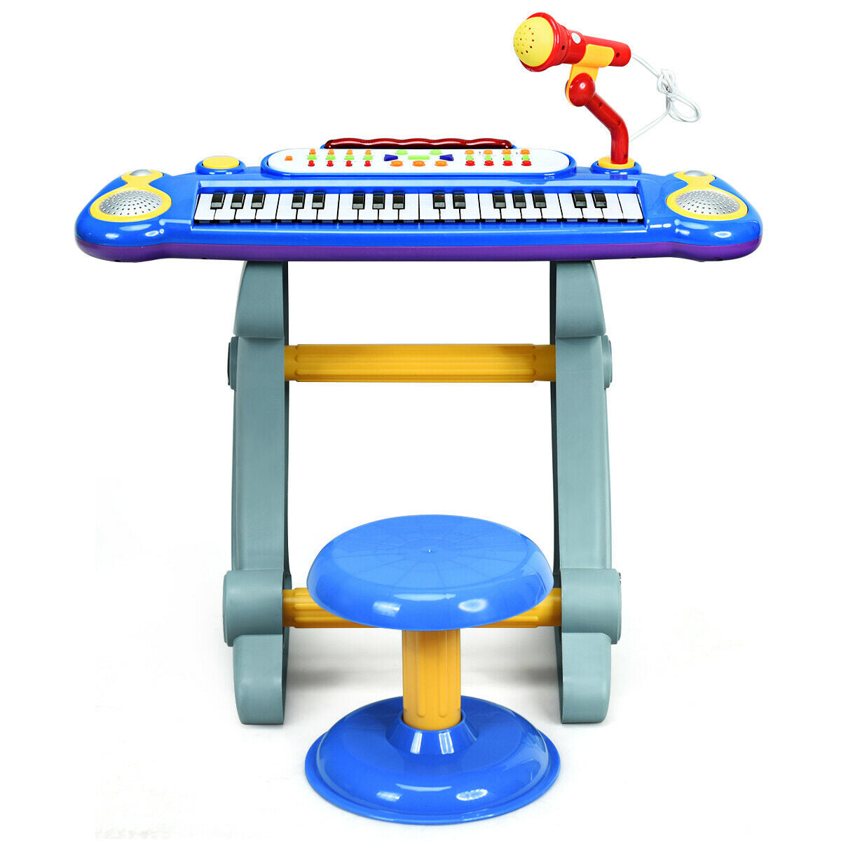 37 Key Electronic Keyboard Kids Toy Piano-BlueÂ