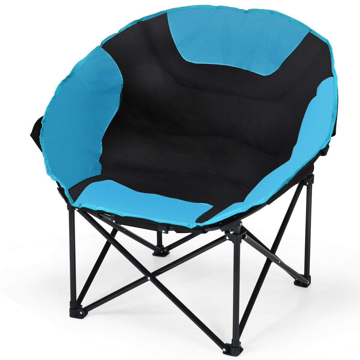 Moon Saucer Steel Camping Chair Folding Padded SeatÂ