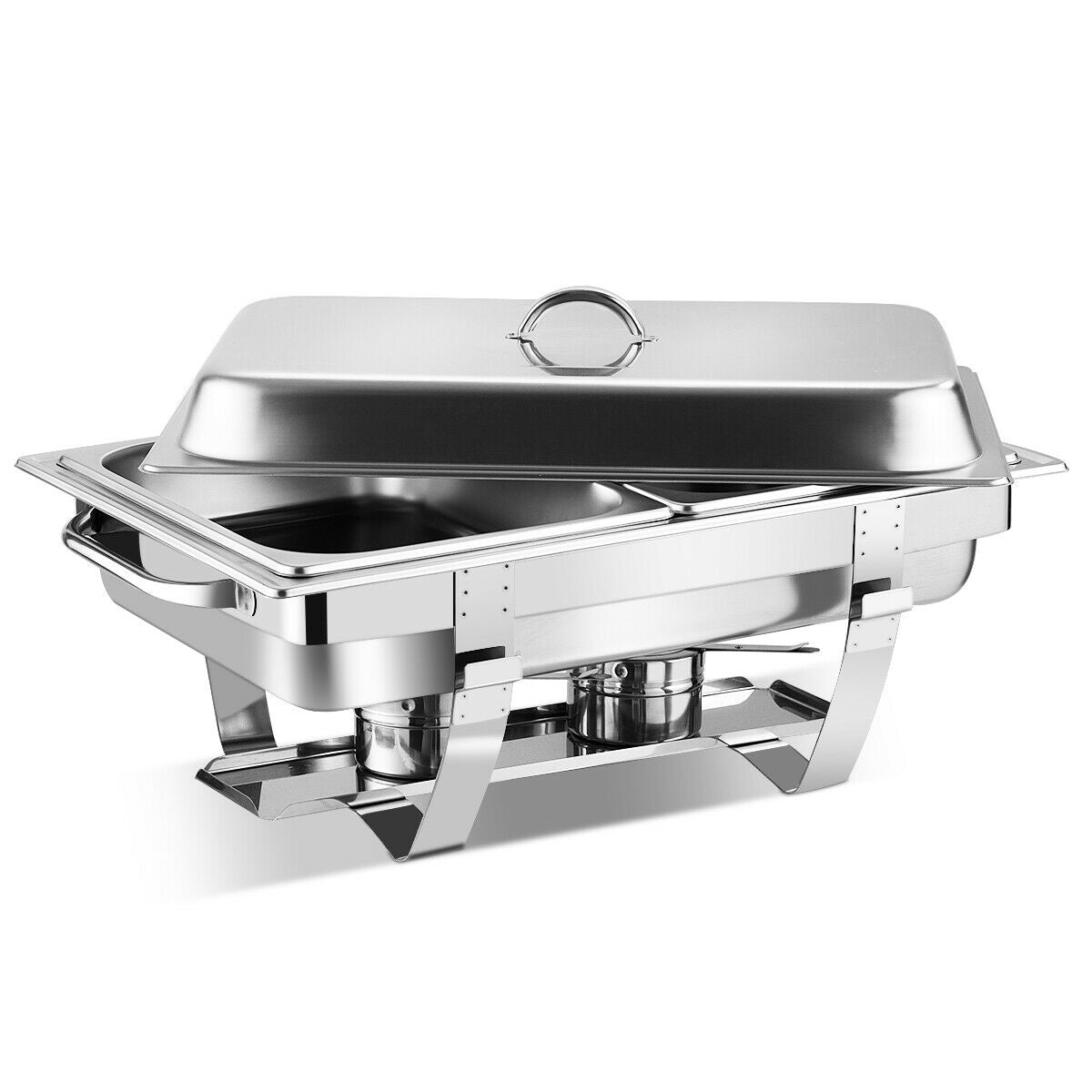 2 Packs Stainless Steel Full-Size Chafing DishÂ