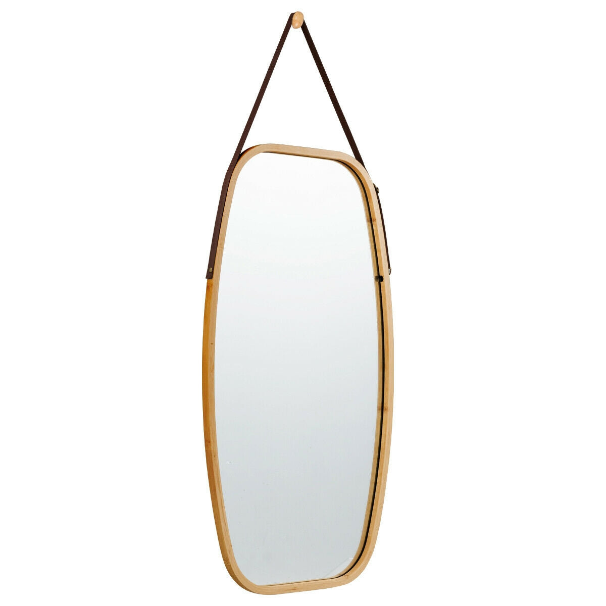 30 Inch Modern Rectangle Wall Hanging Framed MirrorÂ
