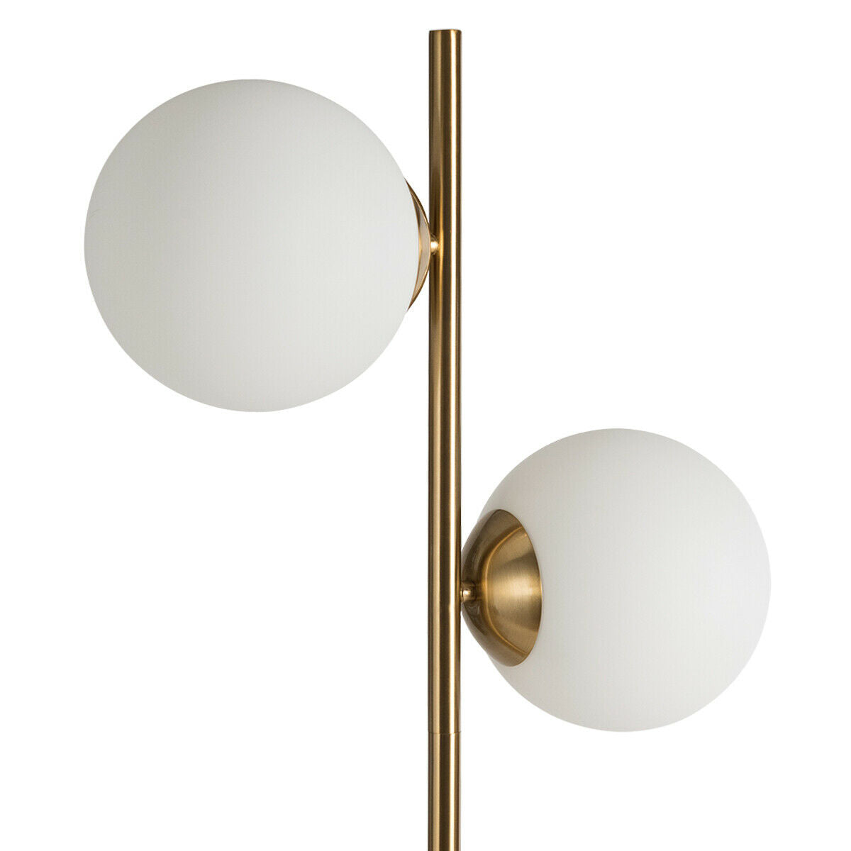65 Inch LED Floor Lamp with 2 Light Bulbs and Foot Switch-GoldenÂ