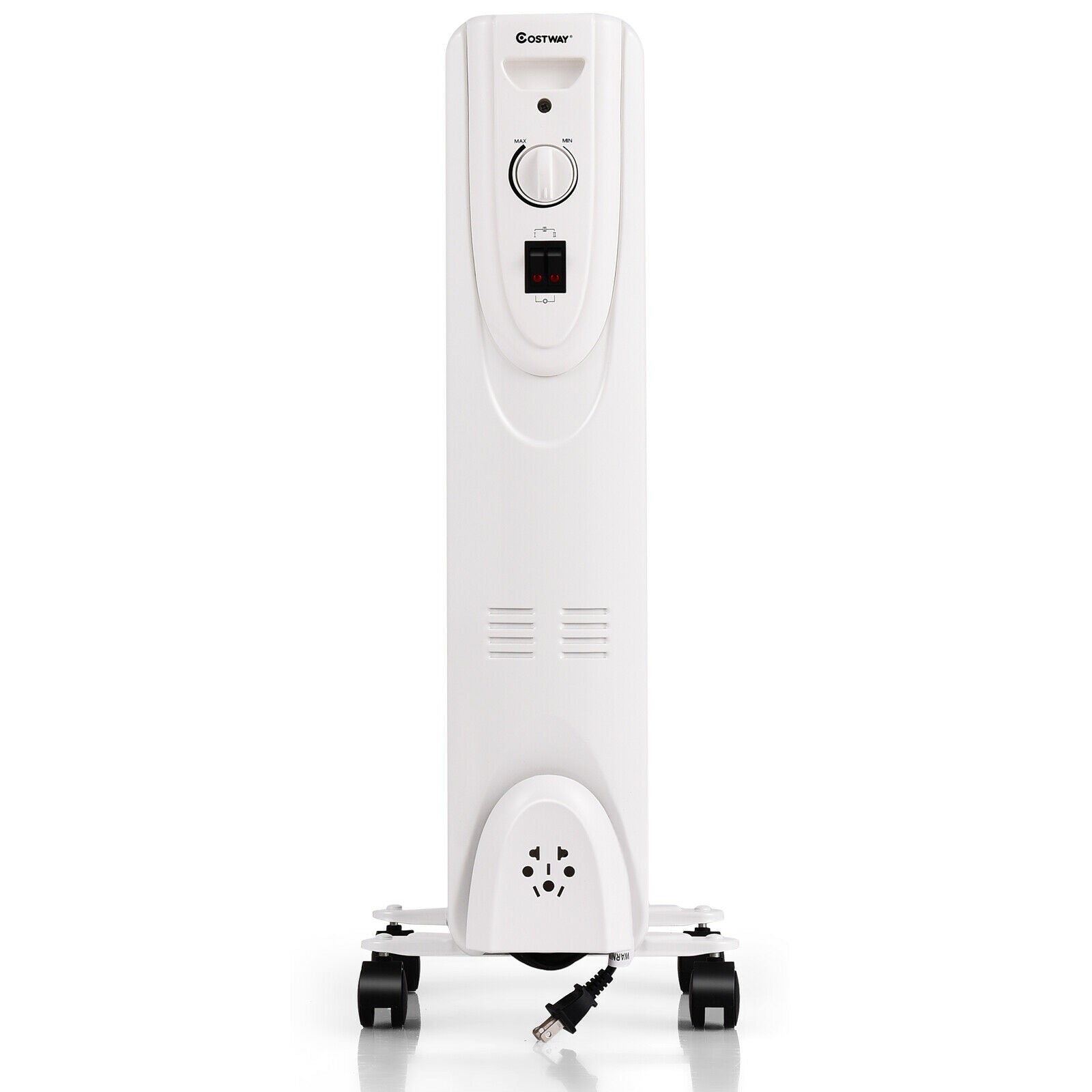 1500W Oil Filled Radiator Heater with Dual Safe ProtectionsÂ