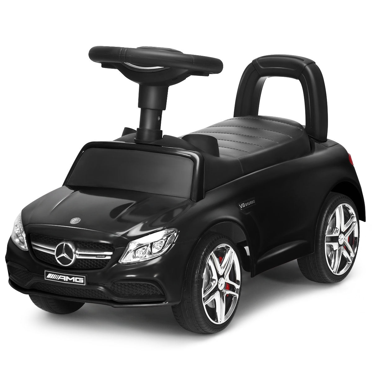 Mercedes Benz Licensed Kids Ride On Push Car-BlackÂ