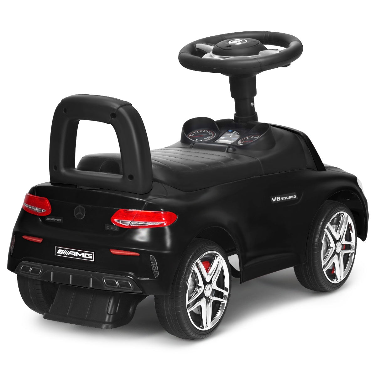 Mercedes Benz Licensed Kids Ride On Push Car-BlackÂ