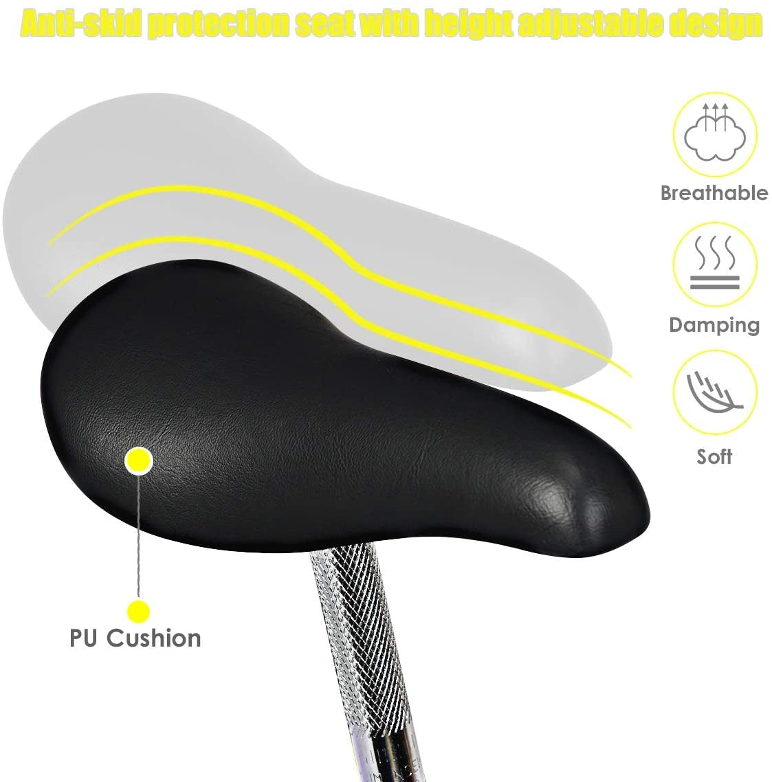 Adjustable Lightweight Kids Balance Bike-YellowÂ