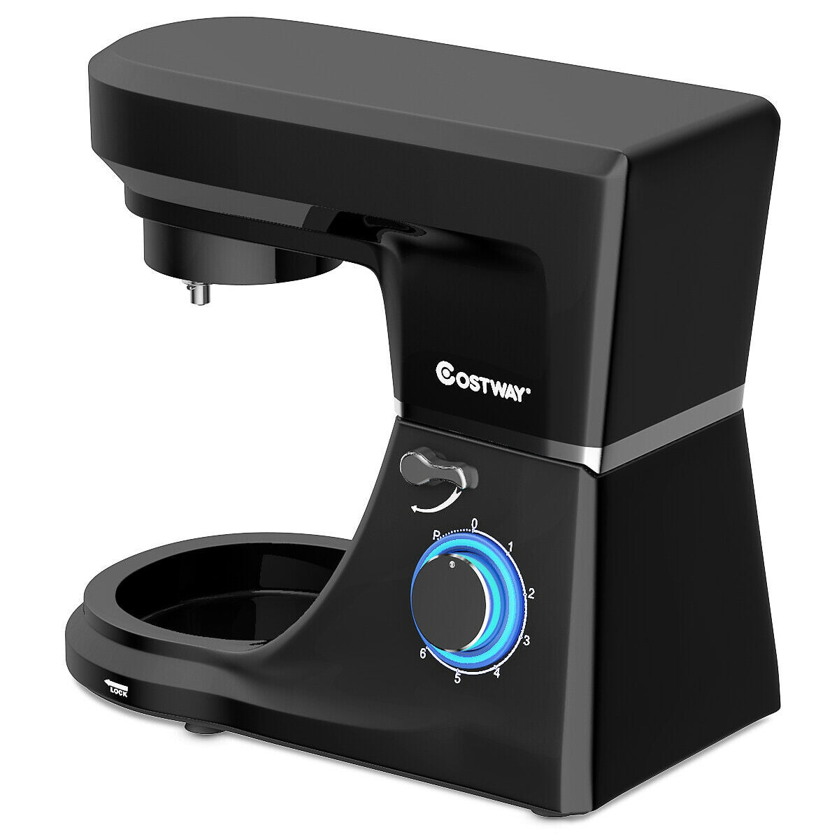 7.5 Qt Tilt-Head Stand Mixer with Dough Hook-BlackÂ