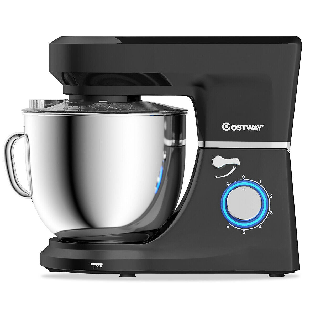 7.5 Qt Tilt-Head Stand Mixer with Dough Hook-BlackÂ