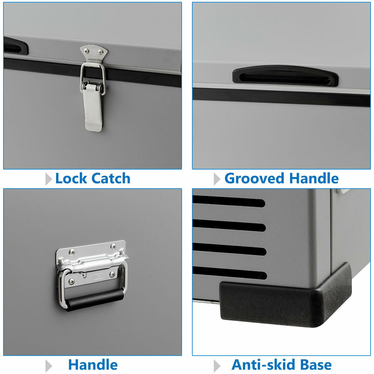 63-Quart Portable Compressor Camping Electric Car CoolerÂ