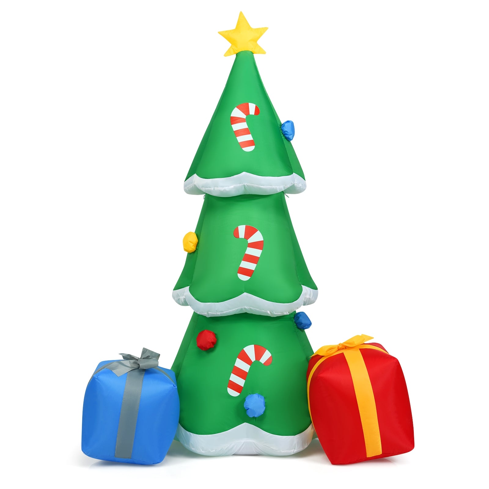 6 Feet Inflatable Christmas Tree with Gift Boxes Blow Up DecorationÂ