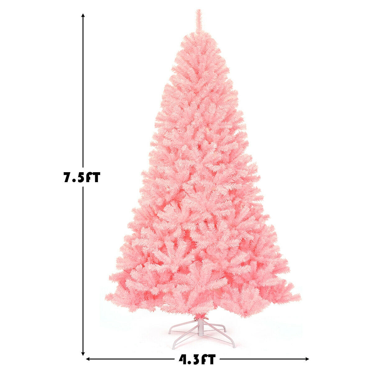 7.5 Feet Hinged Artificial Christmas Tree Full Fir TreeÂ