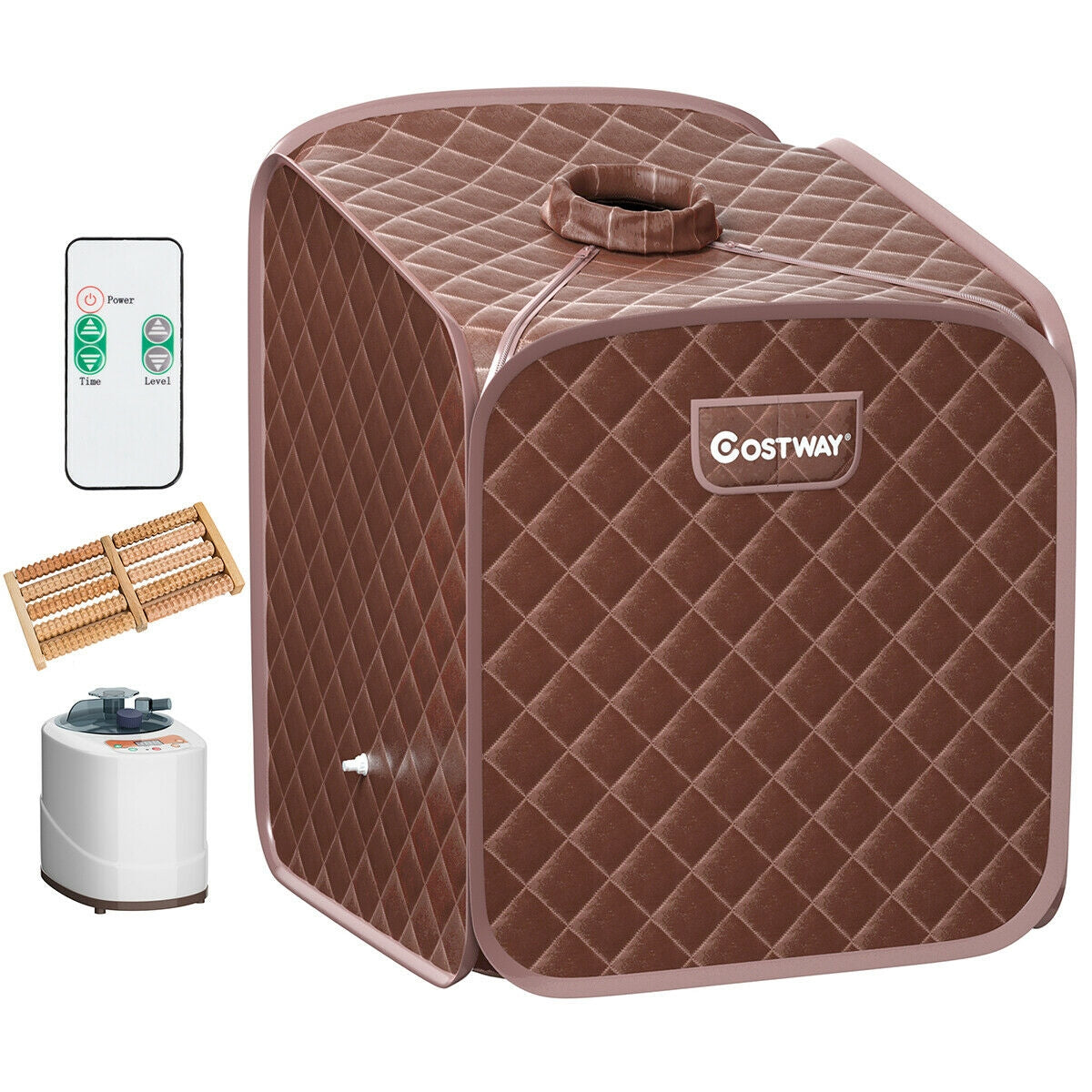 2L Portable Folding Steam Sauna Spa-CoffeeÂ