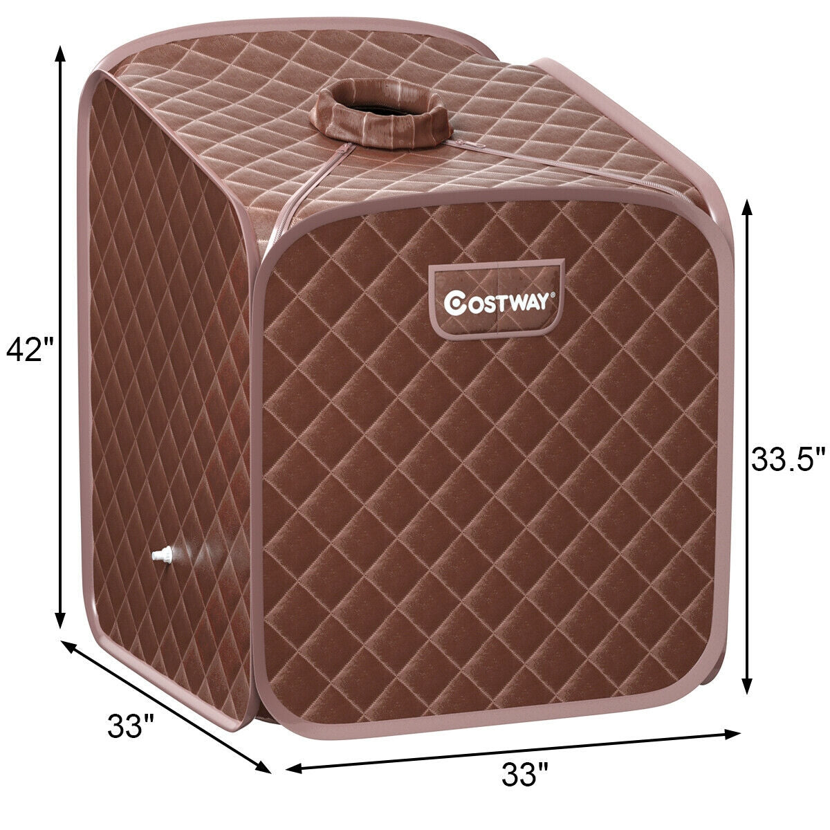 2L Portable Folding Steam Sauna Spa-CoffeeÂ