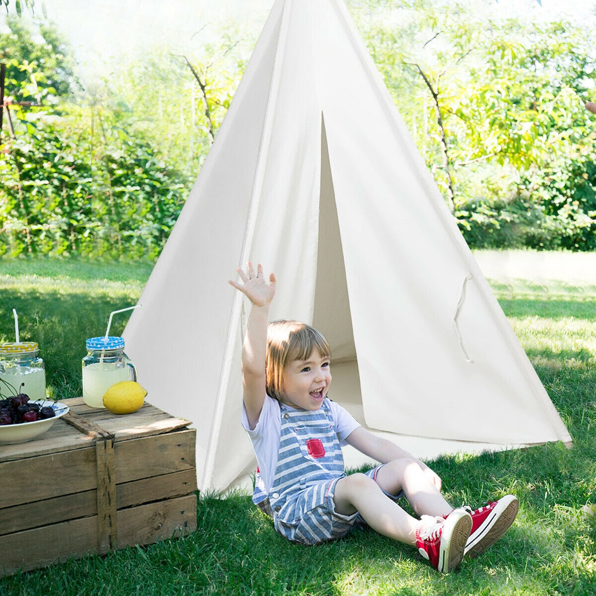 5.5 ft Portable Cotton Kids' Play TentÂ