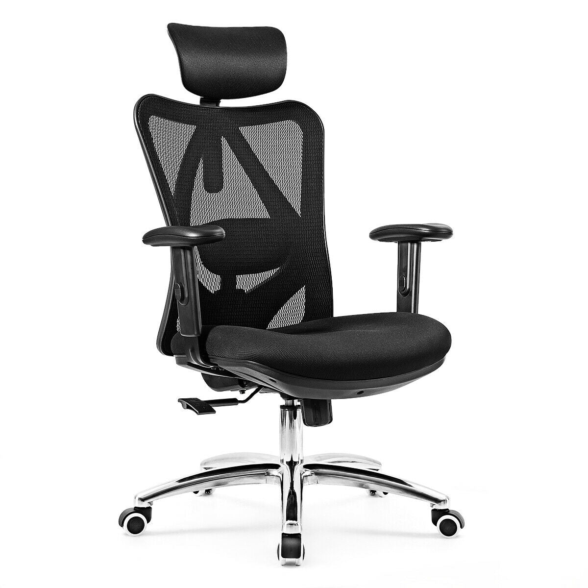 Adjustable Height Mesh Swivel High Back Office ChairÂ