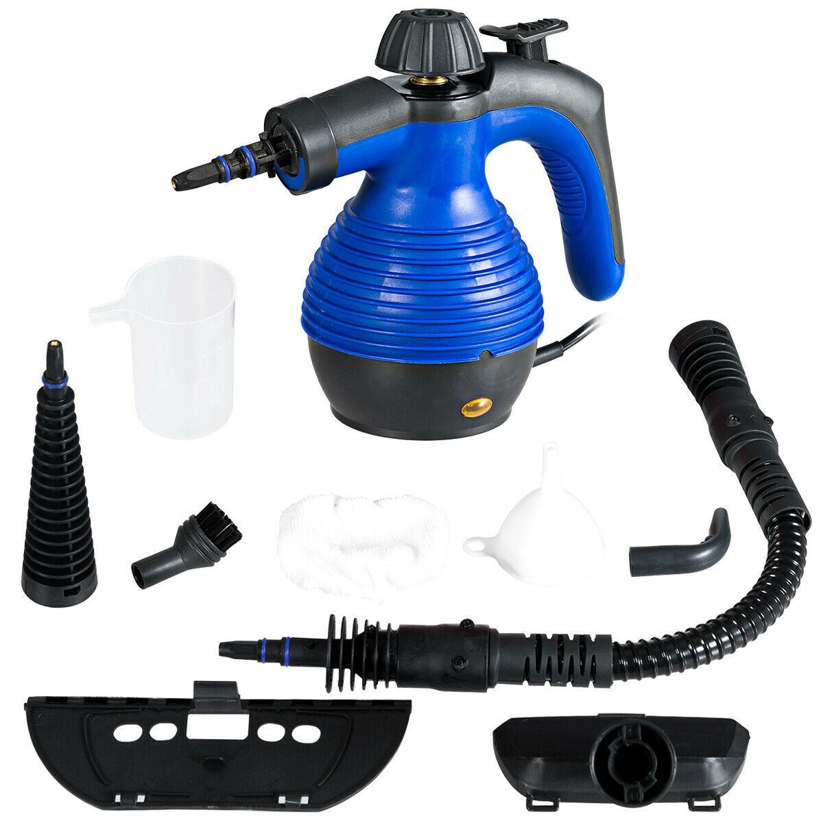 1050W Multi-Purpose Handheld Pressurized Steam Cleaner-BlueÂ