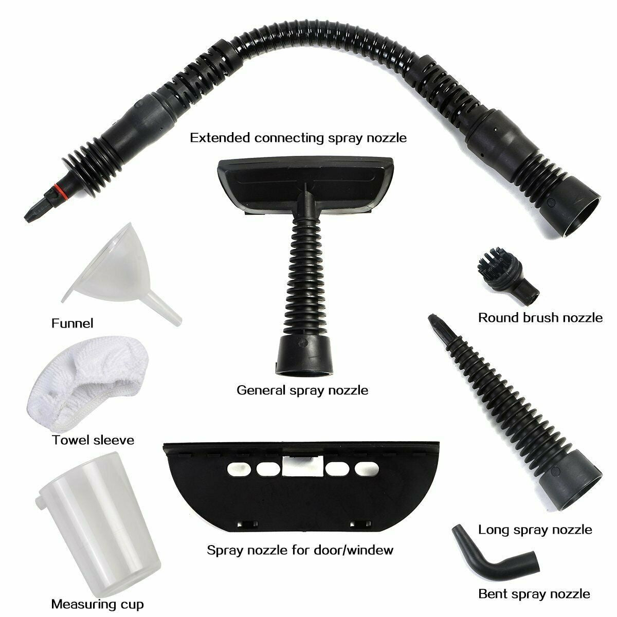 1050W Multi-Purpose Handheld Pressurized Steam Cleaner-BlueÂ