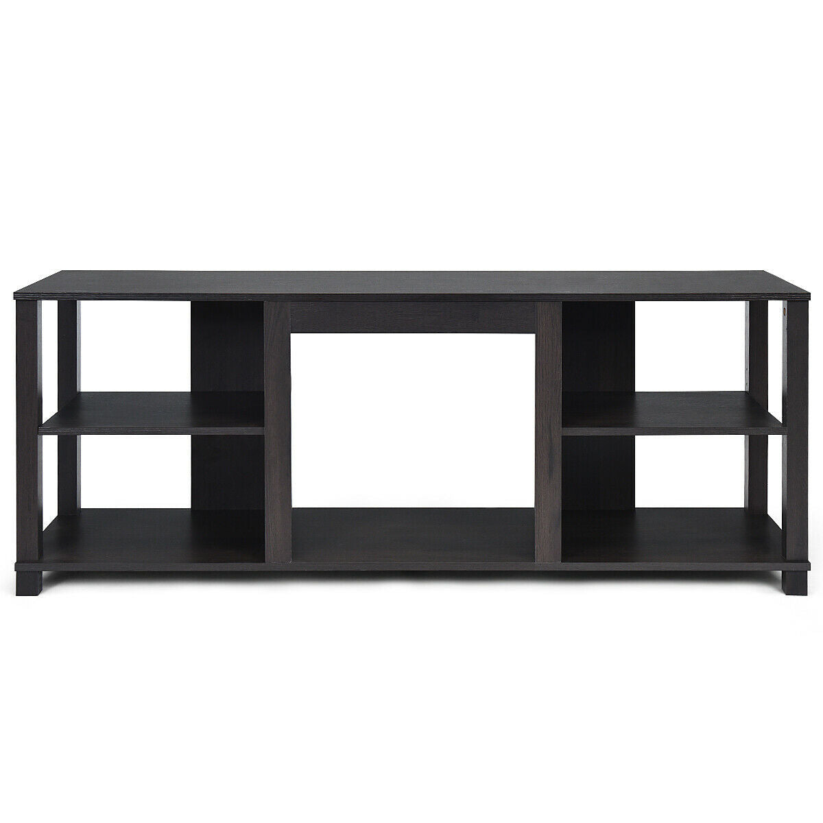 2-Tier TV Storage Cabinet Console with Adjustable ShelvesÂ