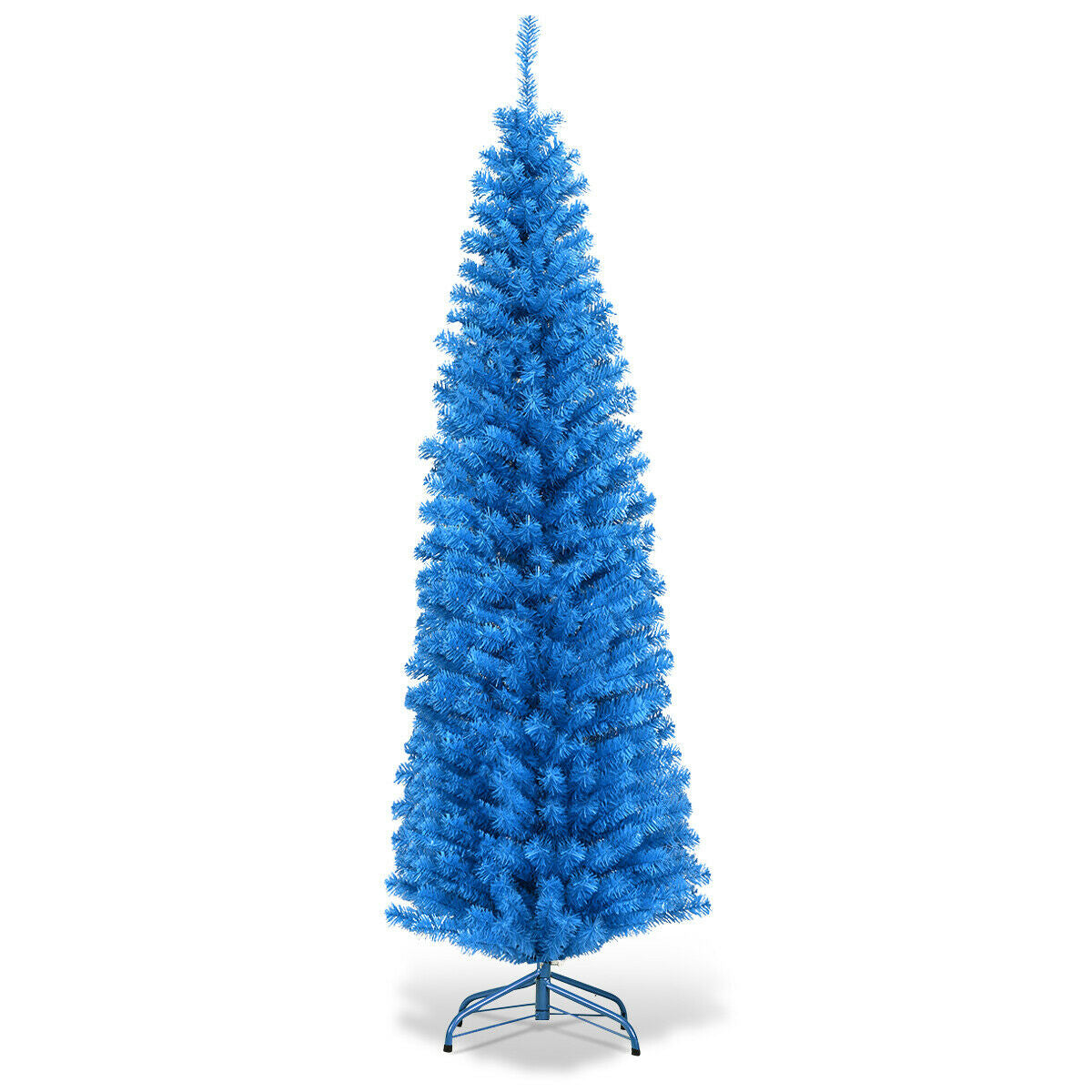 6 Feet Unlit Pencil Slim Tree Artificial Christmas TreeÂ