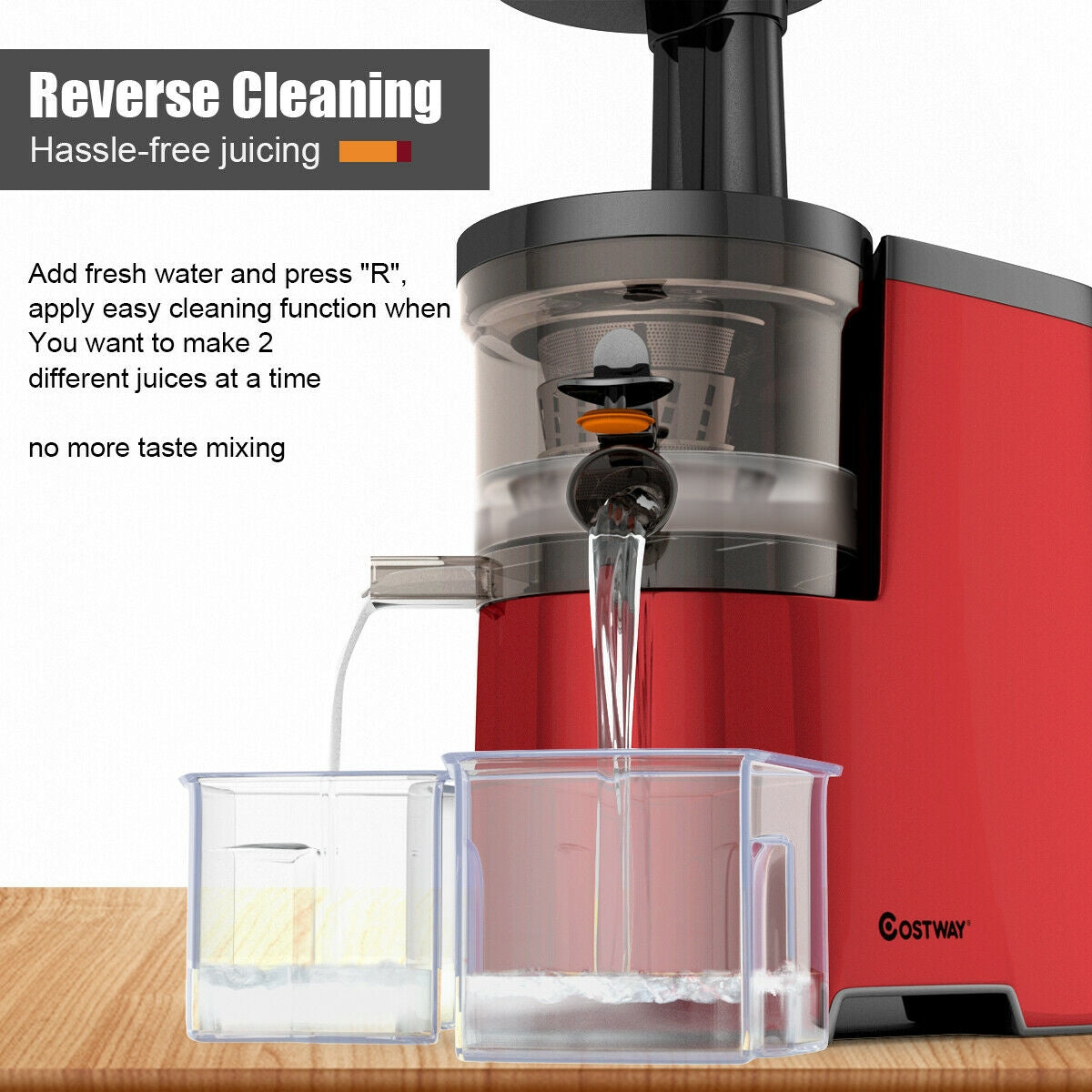 Slow Fruit Vegetable Masticating Juicer Cold Press ExtractorÂ