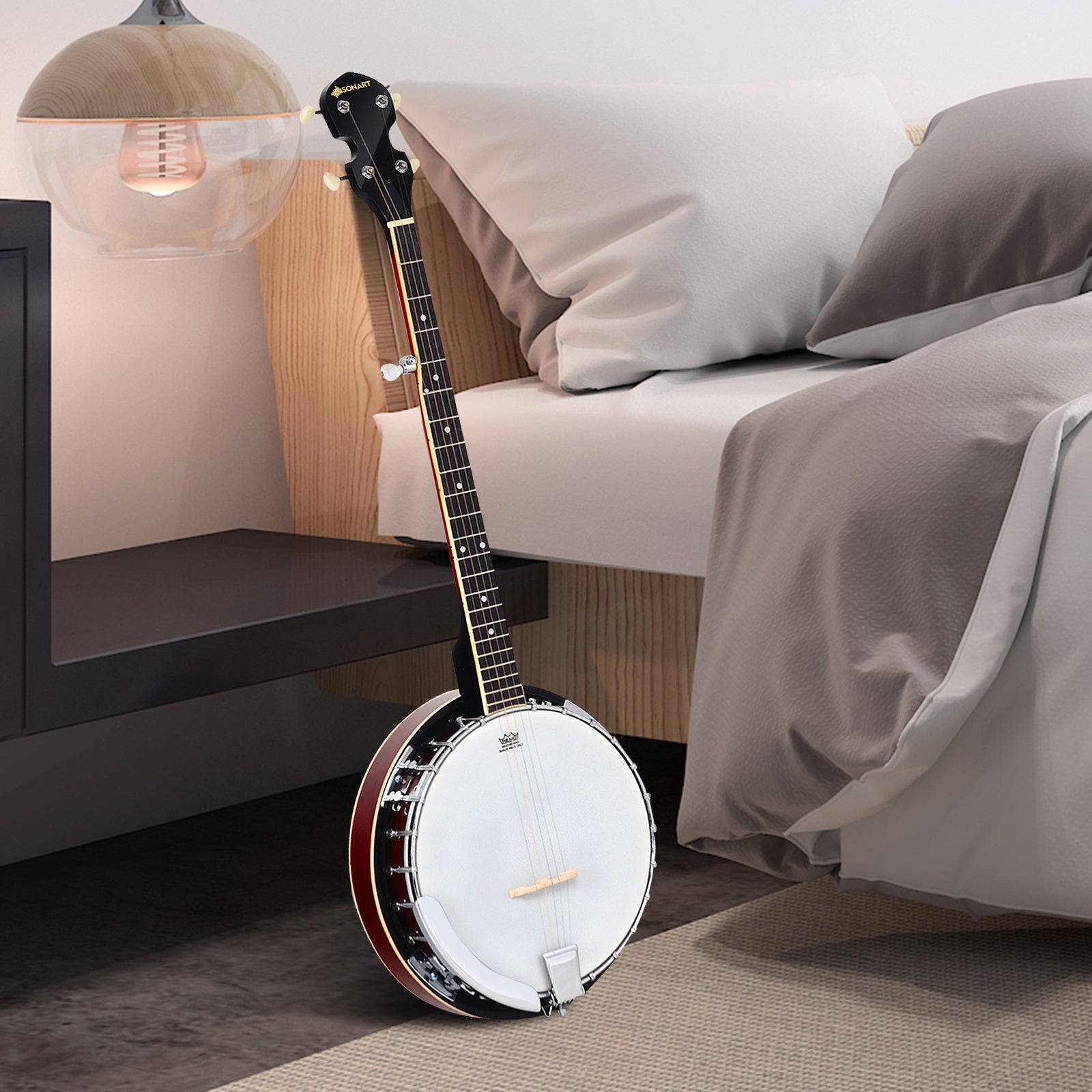 5-String Geared Tunable Banjo with caseÂ