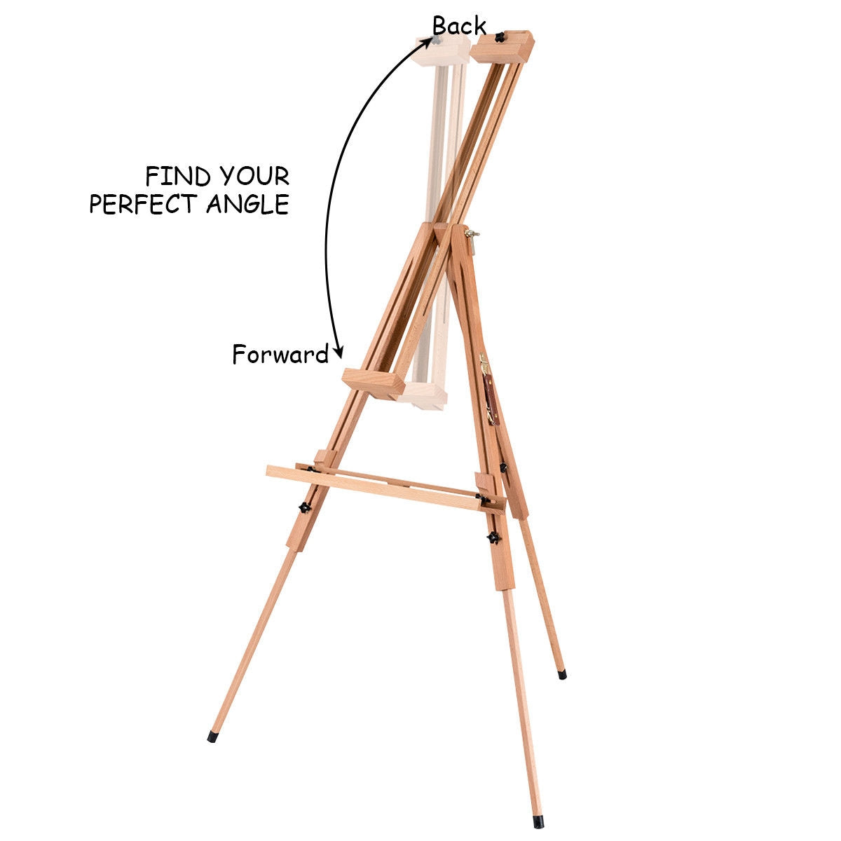 Foldable Wood Tripod Sketching EaselÂ