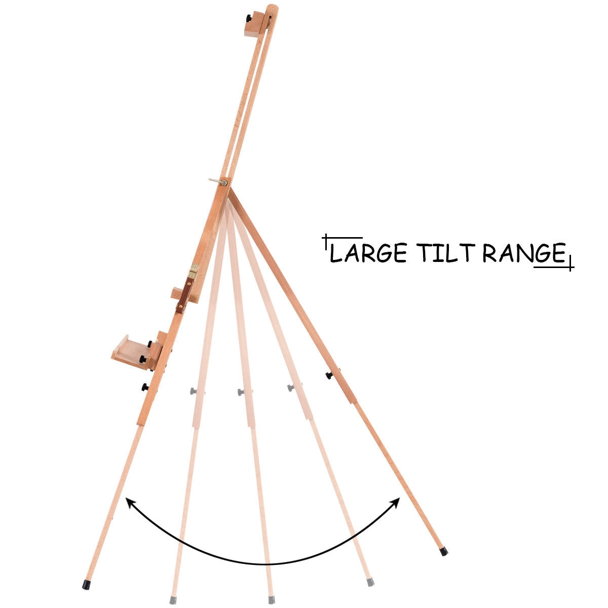 Foldable Wood Tripod Sketching EaselÂ
