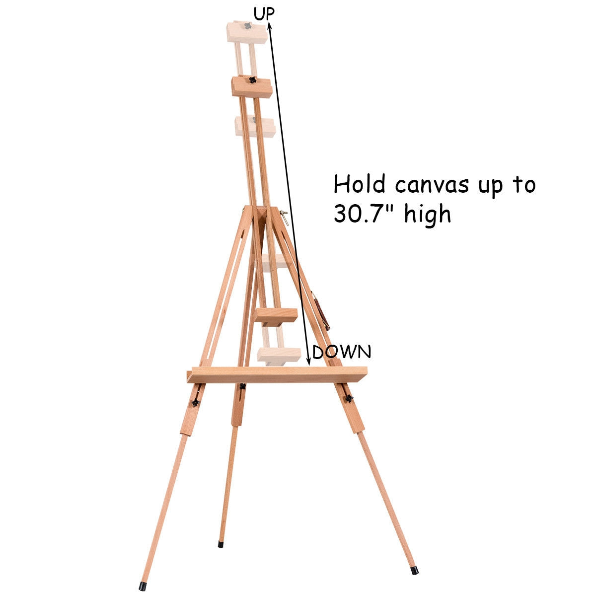 Foldable Wood Tripod Sketching EaselÂ