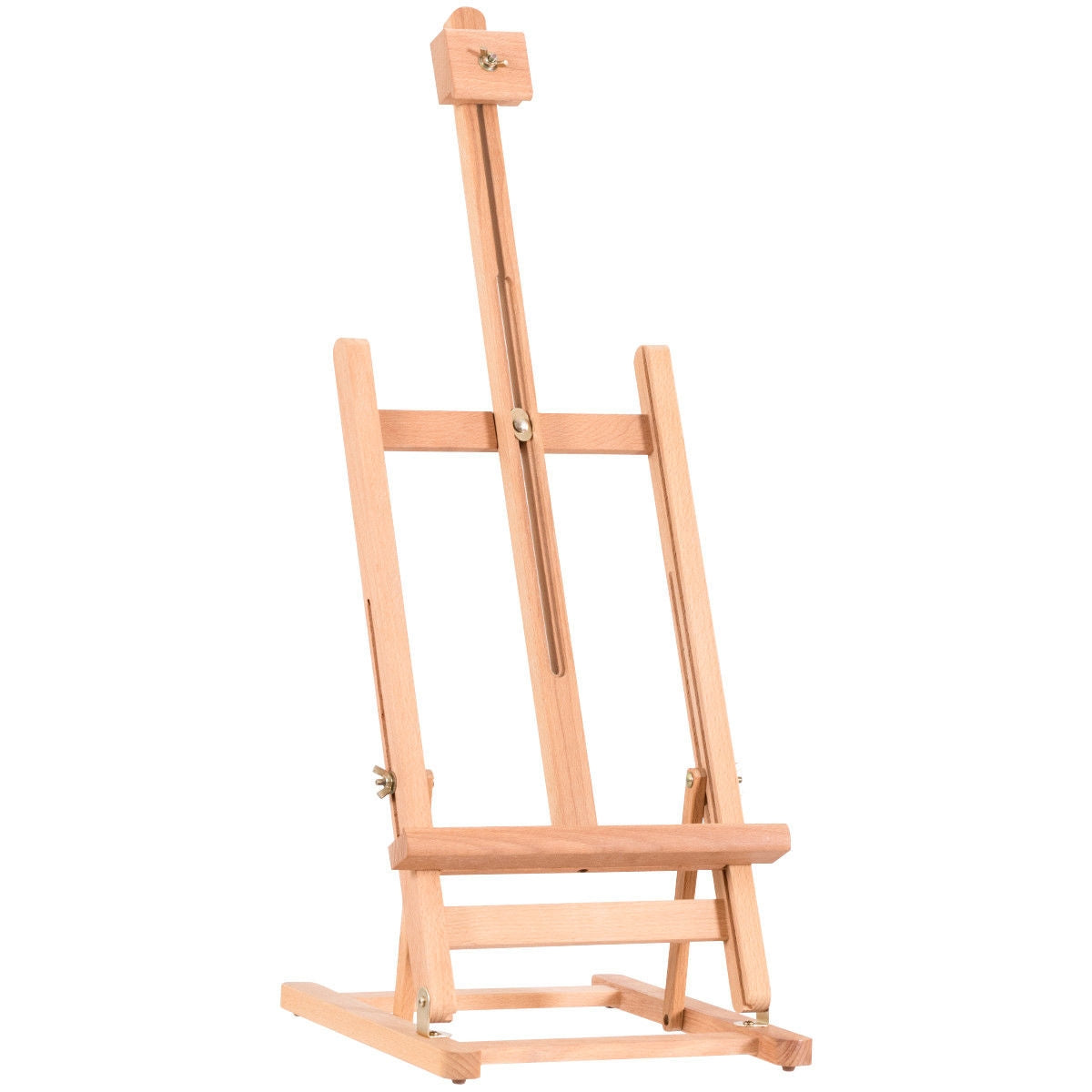 Adjustable Portable Wood Tabletop Easel H-Frame for Artist Painting DisplayÂ