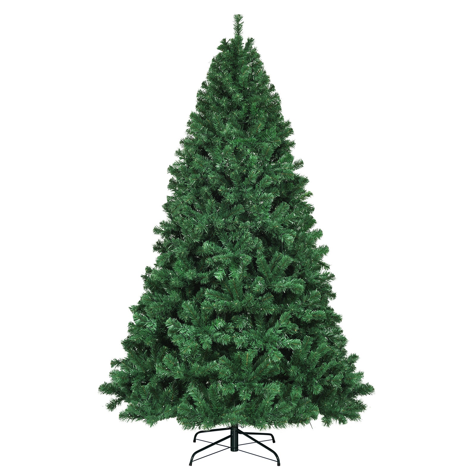 7.5 Feet Pre-Lit Artificial Spruce Christmas Tree with 550 Multicolor Lights for FestivalÂ