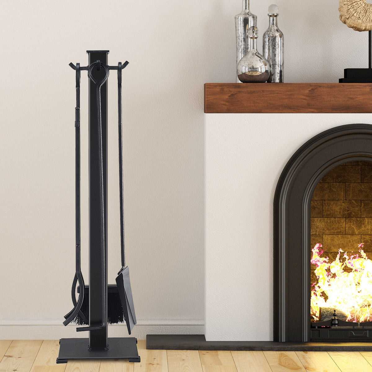 5 Pieces Fireplace Iron Fire Place Tool SetÂ