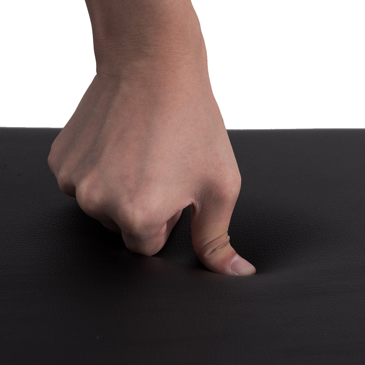 Solid Wood PU Leather Padded Piano Bench Keyboard Seat-BlackÂ