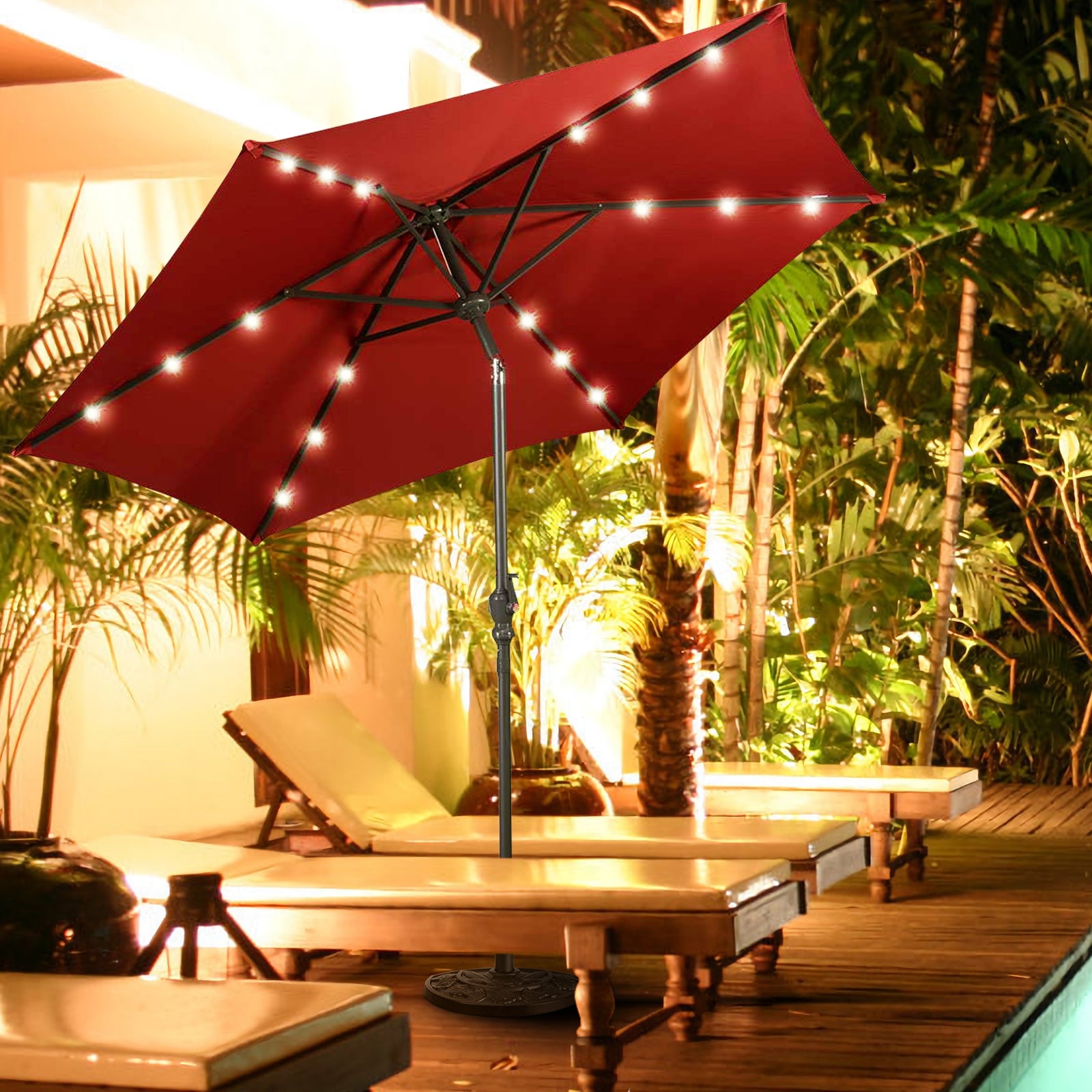 20 inch Outdoor Patio Half Round Umbrella BaseÂ