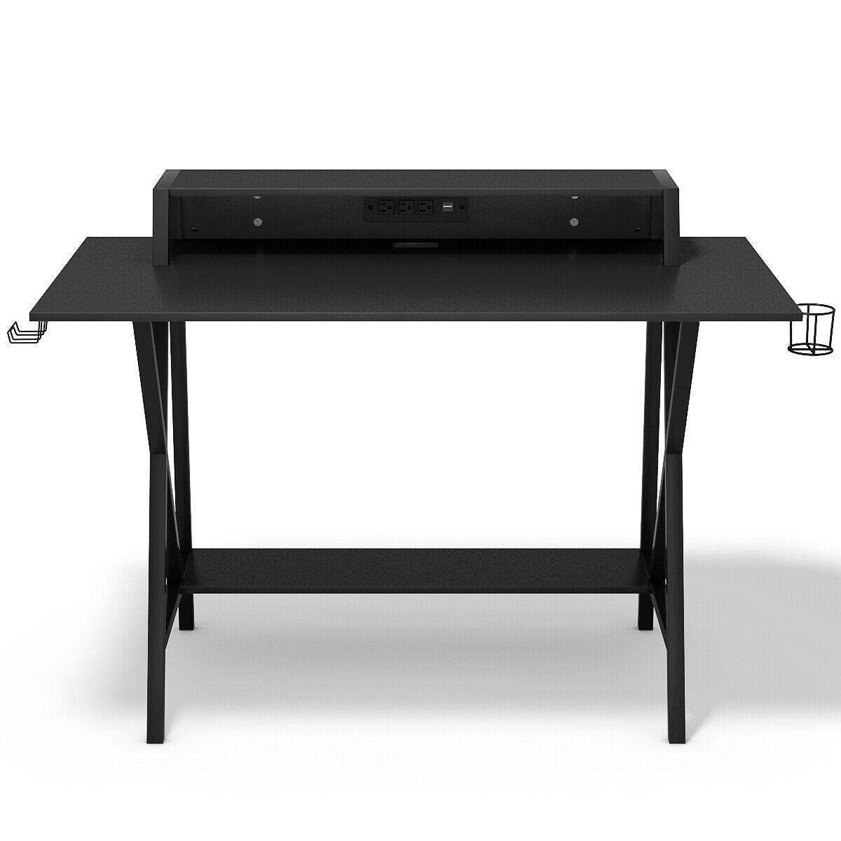 All-in-One Professional Gaming Desk with Cup and Headphone HolderÂ