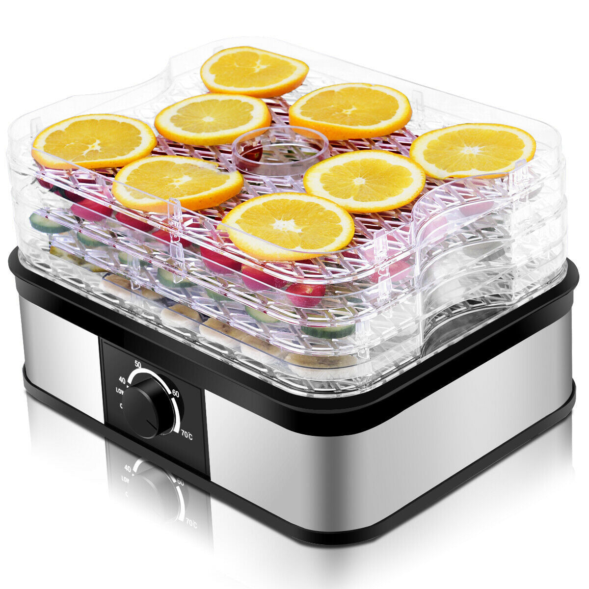 5 Tray Temperature Control Fruit Vegetable DryerÂ