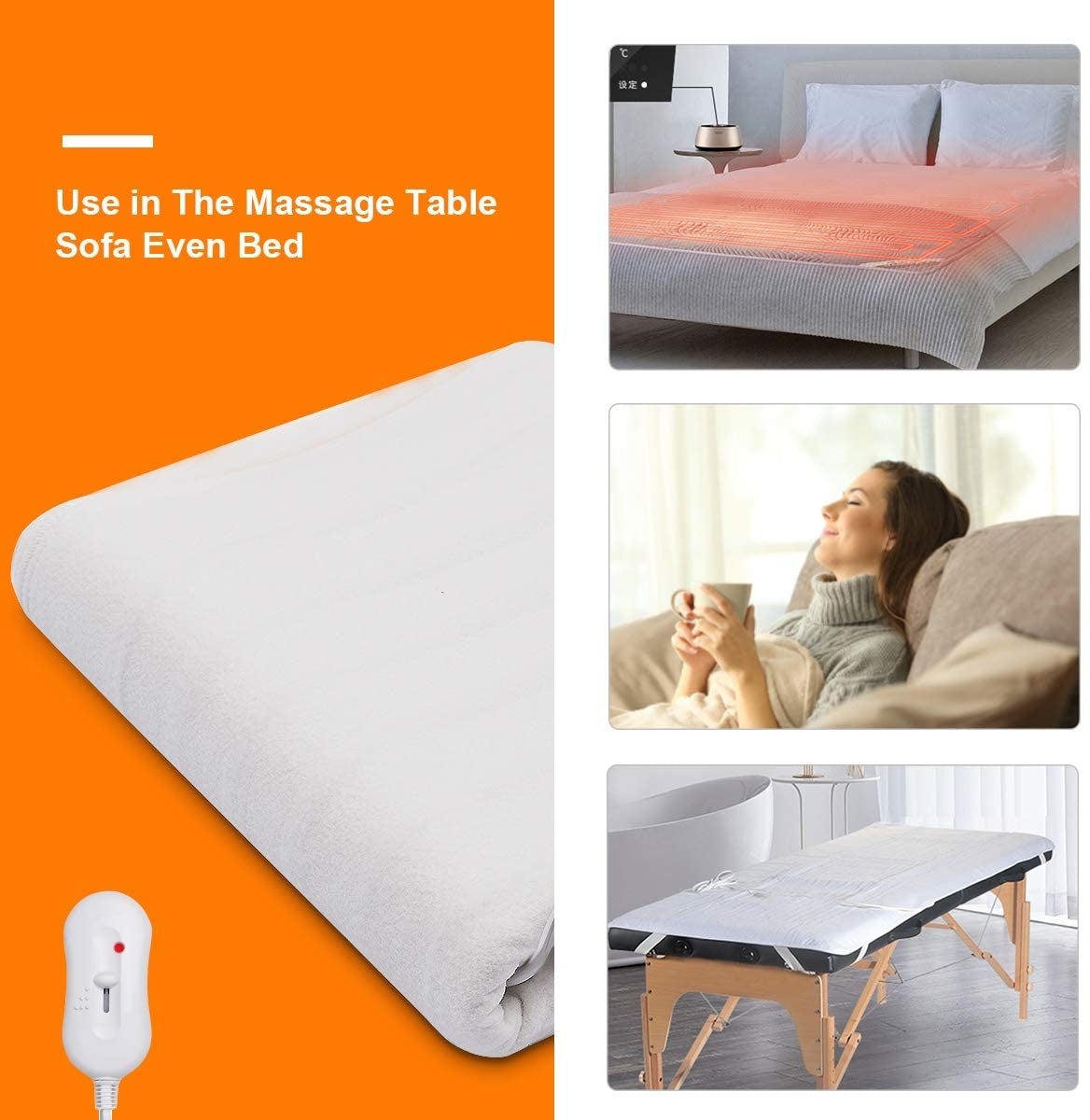 Digital Heat Settings Massage Table WarmerÂ