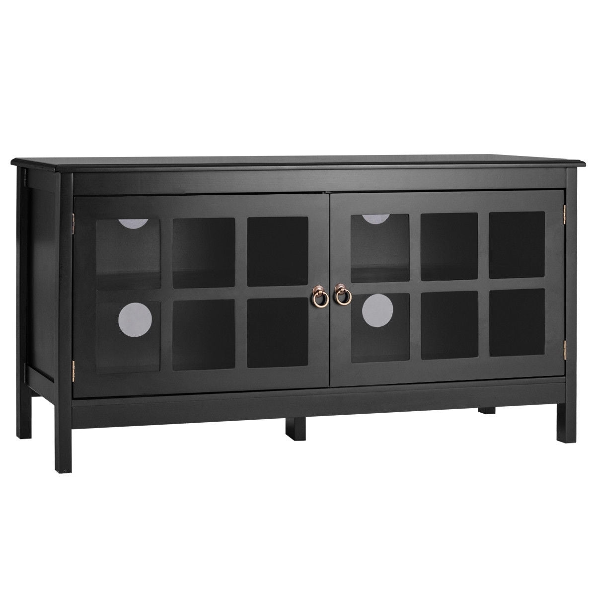 50 Inch Modern Wood Large TV Stand Entertainment Center for TVÂ