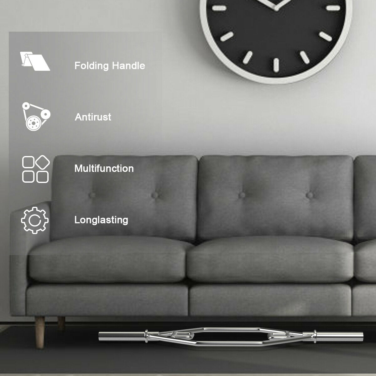 56 Inch Olympic Hexagon Deadlift Trap Bar with Folding Grips PowerliftingÂ