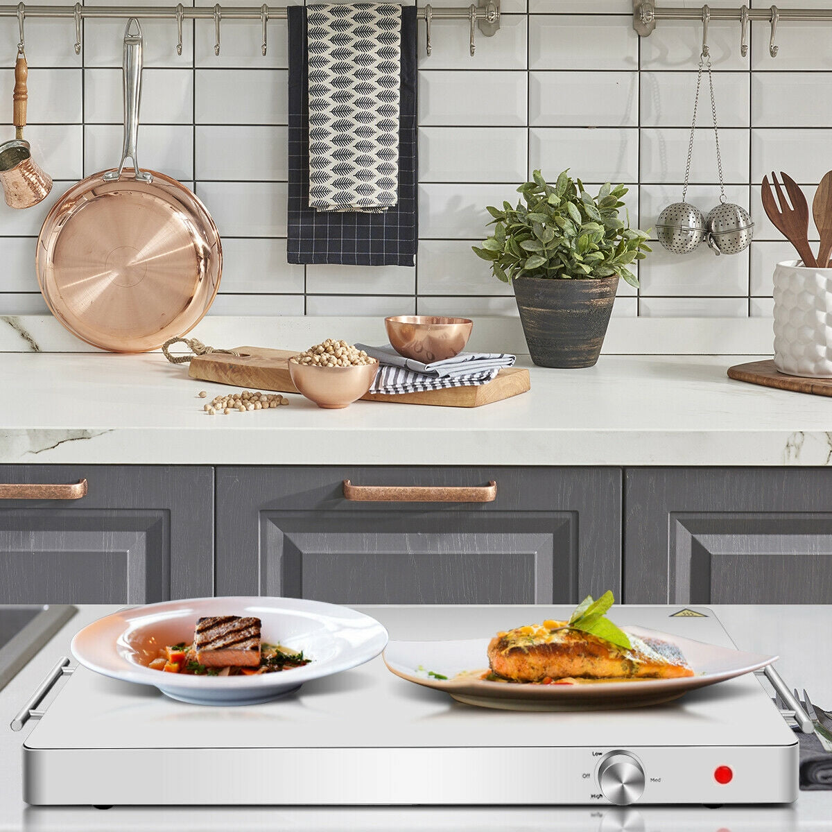 Electric Warming Tray Food Dish WarmerÂ