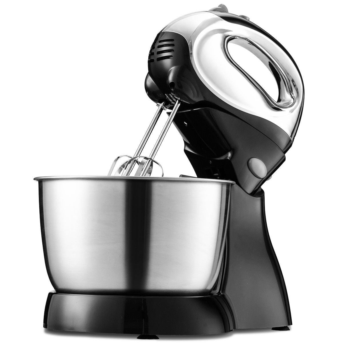 200W 5-Speed Stand Mixer with Dough Hooks BeatersÂ
